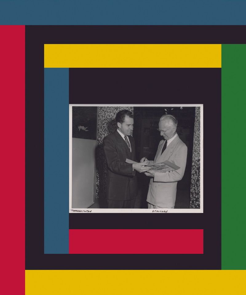 © Evan Hume - "Nixon and Steichen (Family of Man)" 2024