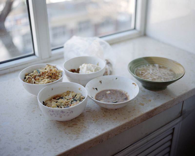 © Lu Wang - Frozen are the winds of time #09 Father often forgets about food in the fridge due to a wrong sense of time