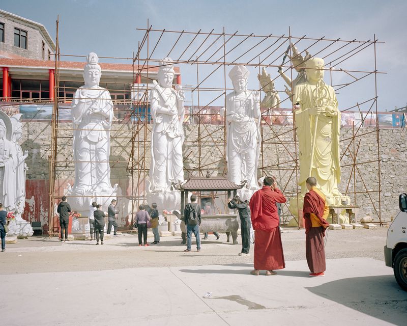 © Lu Wang - Frozen are the winds of time #62 A newly-built Buddha on Mount Wutai