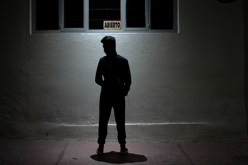 © Evelyn Corte Espinosa - Yosva in front of one of the few clinics that exist in the municipality.