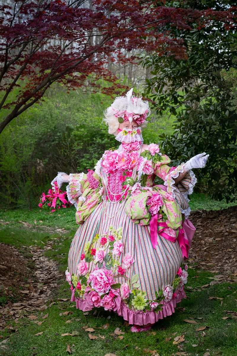 © Tina Gutierrez - Image from the Corona Virus Wearable art response project photography project