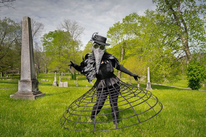 © Tina Gutierrez - Image from the Corona Virus Wearable art response project photography project