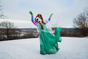 Corona Virus Wearable art response project