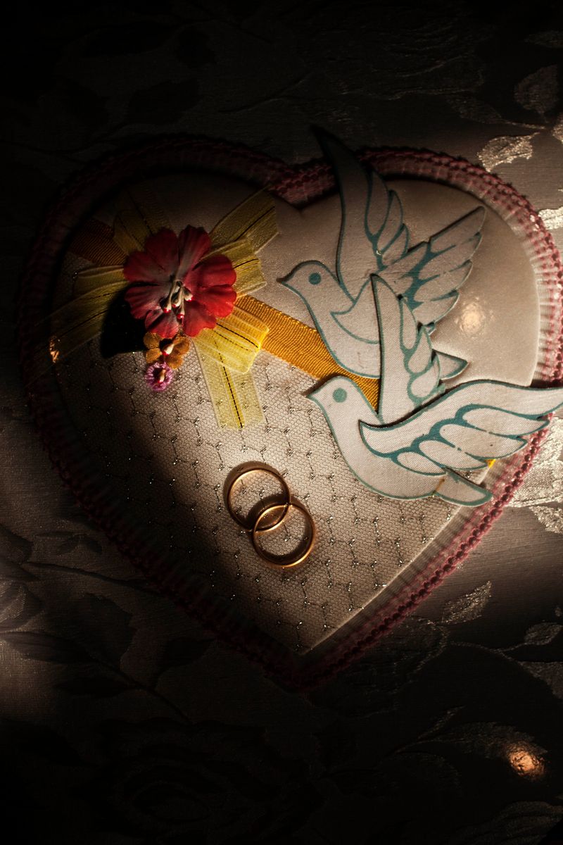 © Irene Barlian - The cover of my parents wedding album. I learn more about my parents and their relationship after my father died.