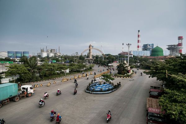 © Irene Barlian - A general view of Semarang, the capital of East Java and one of the most important port hub in the region.
