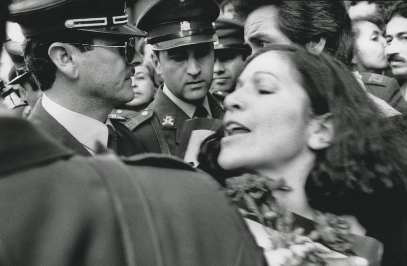 © Julio Etchart - Relatives of disappeared political prisoners demand justice at rallies in 1985. Santiago; Chile