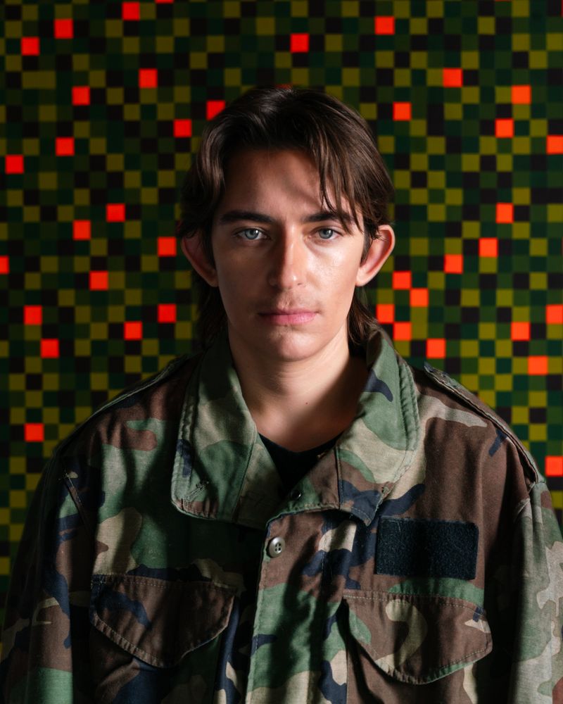 © Briar Marsh Pine - Self-Portrait in Dad's Jacket, 2024