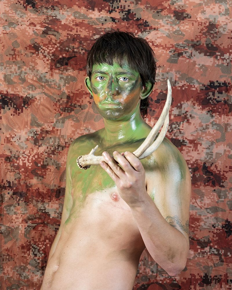 © Briar Pine - Self-Portrait in Camouflage, 2025
