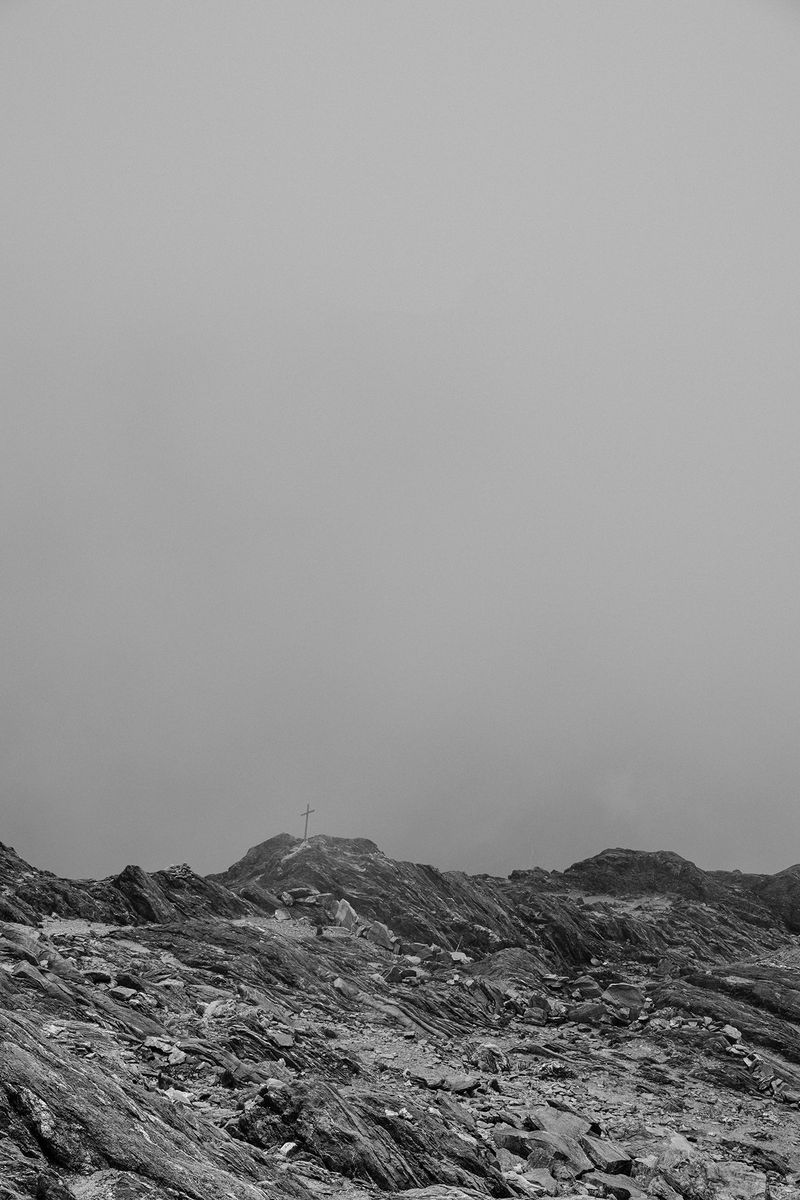 © Jahel Guerra Roa - Cross between the fog at the Pico   (Peak)Bolivar, a sign of colonial conquering. The Andes, Venezuela.