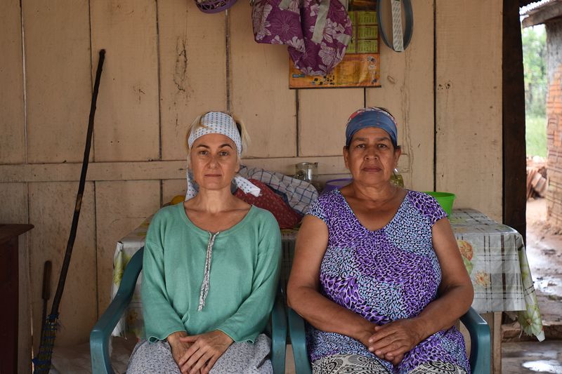 © Paula Herrera Nóbile - Reina and I at her home in Itapúa, Paraguay.