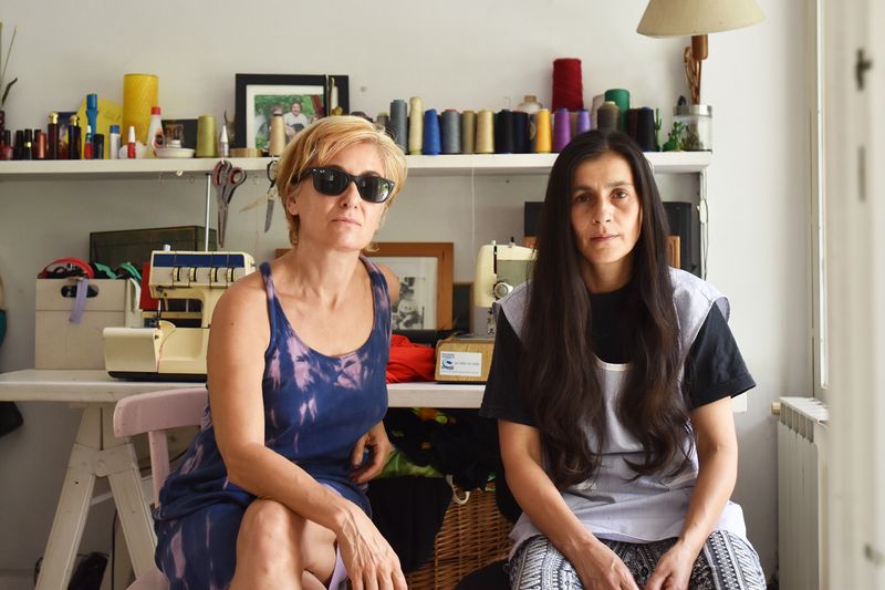 © Paula Herrera Nóbile - Ramona and I at my home in Buenos Aires. January 2017, the day she invited me to Paraguay