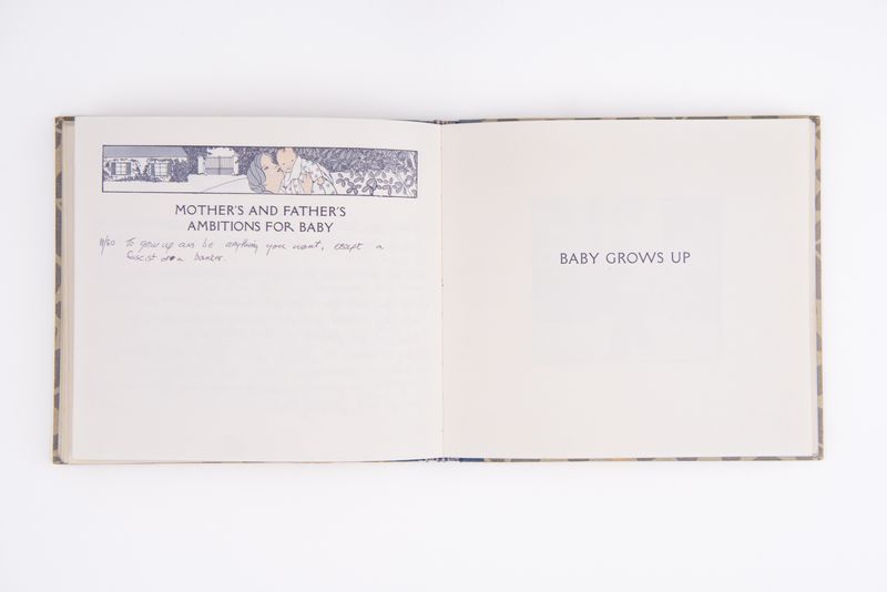 © Alice Proujansky - Entry in my baby book, written by my dad in 1980.