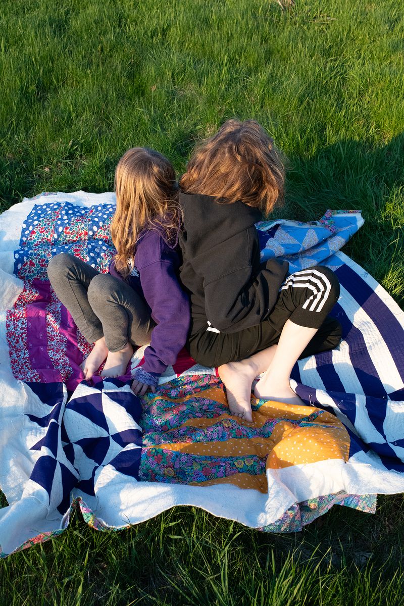 © Alice Proujansky - January, Will and my Pattern II, Gill, MA, 2024. Inkjet Print, 15 x 22 in.