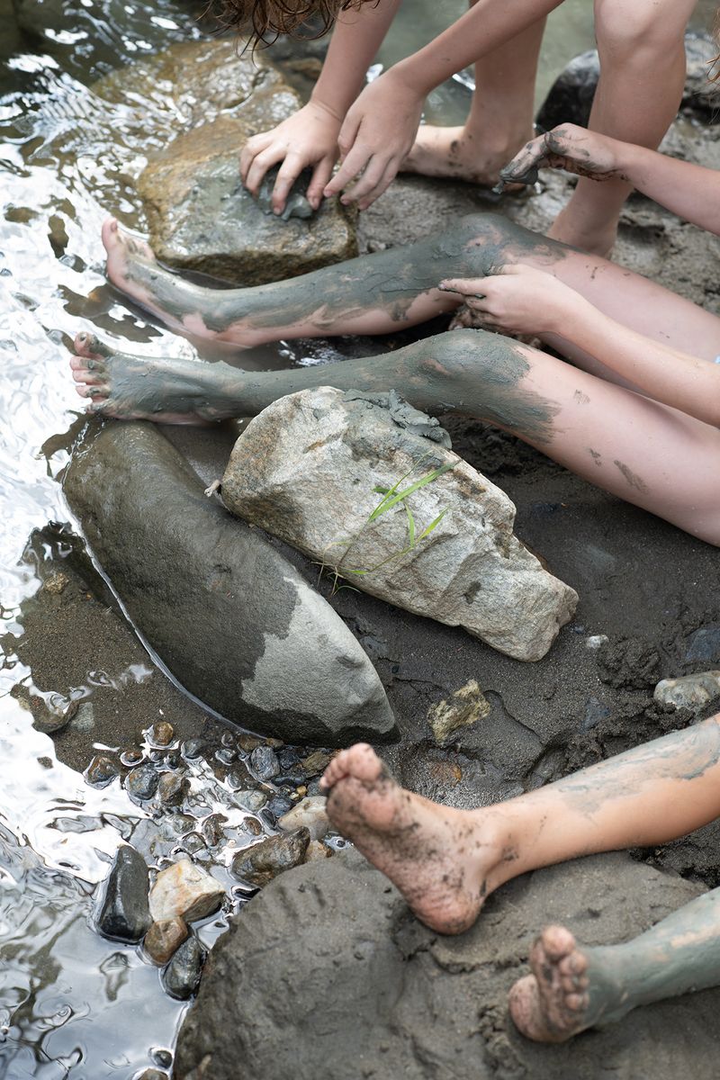 © Alice Proujansky - Will, January, Melissa and the Clay, Conway, MA, 2024. Inkjet Print, 15 x 22 in.
