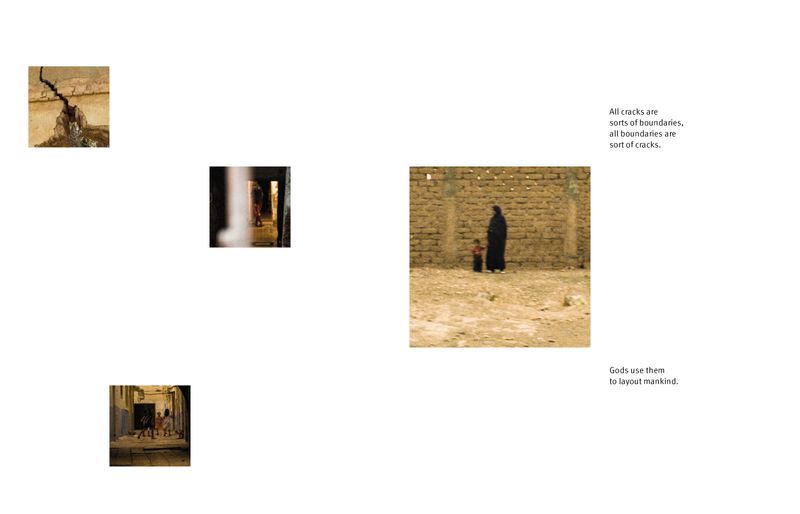 © Matteo Guerra, Edoardo Rubatto - All cracks are sorts of boundaries, all boundaries are sort of cracks. Gods use them to layout mankind.
