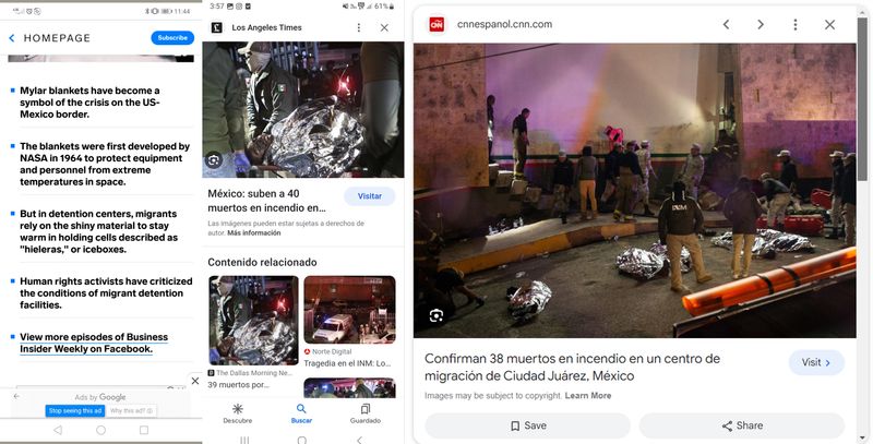 © Alejandro "Luperca" Morales - Protesters in Mexico using space blankets