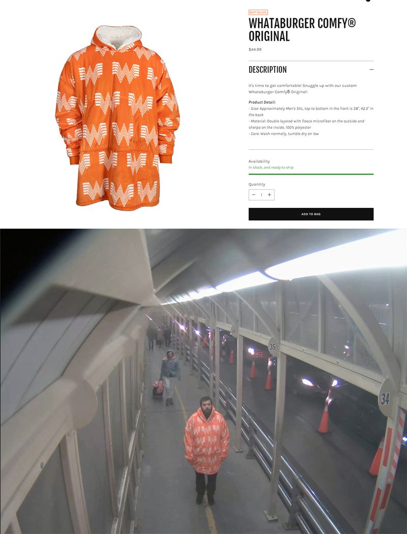 © Alejandro "Luperca" Morales - Autoportrait with Whataburger Comfy