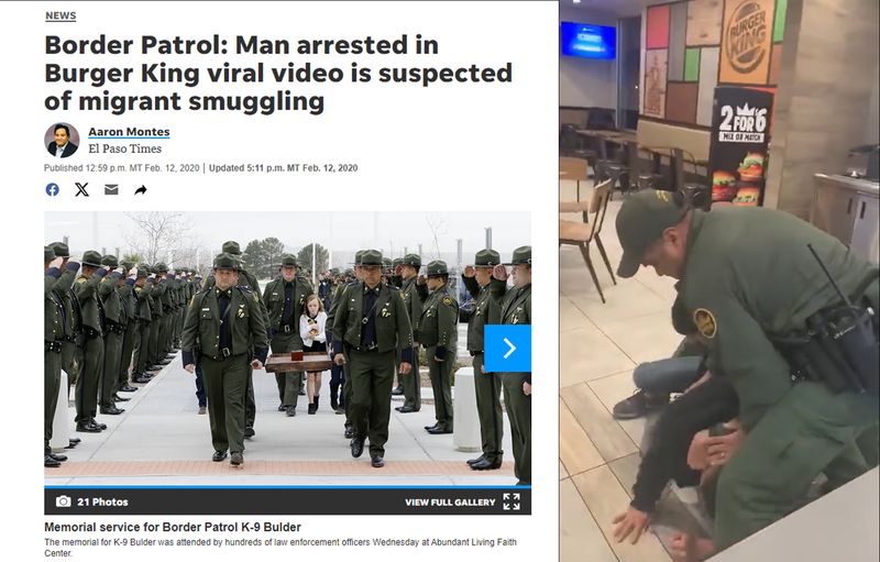 © Alejandro "Luperca" Morales - Burger King incident