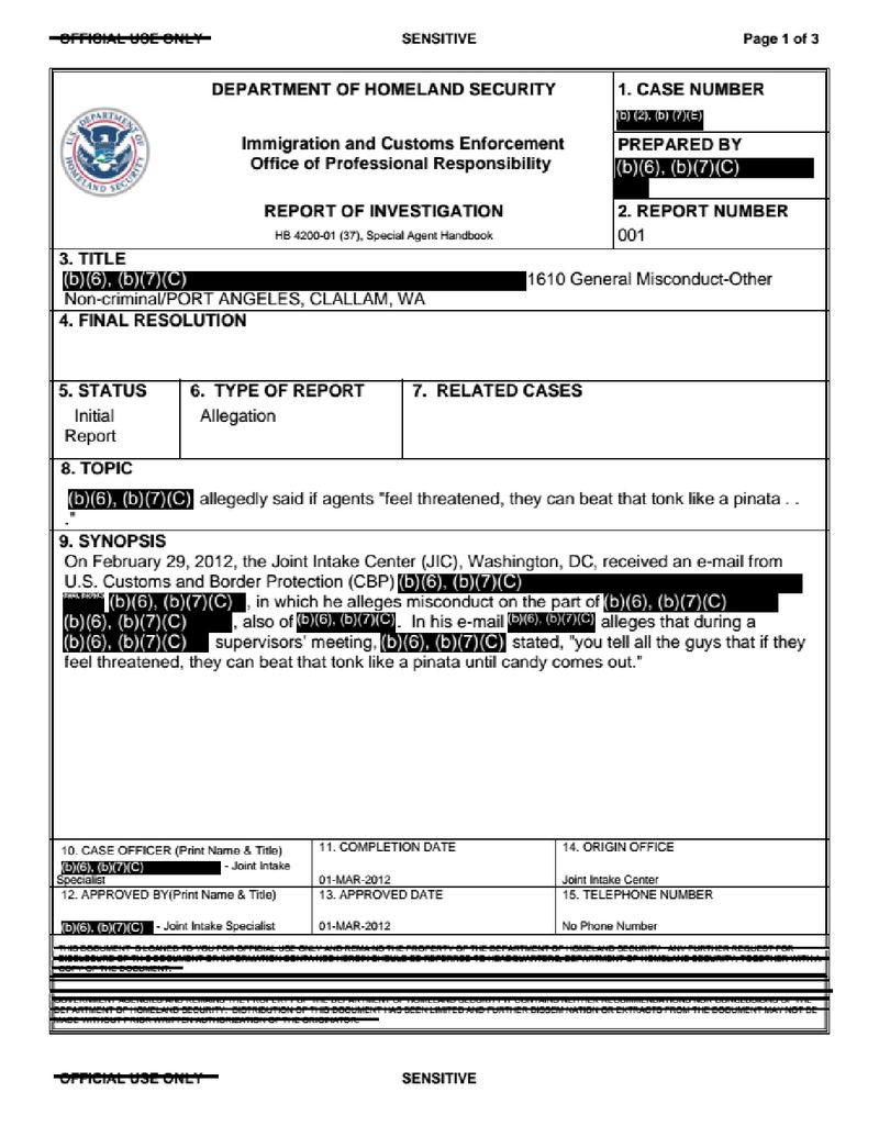 © Alejandro "Luperca" Morales - You tell all the guys that if they feel threatened, they can beat that tonk like a pinata