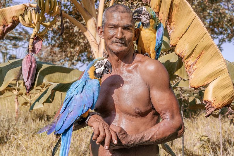 © Marco Vernaschi - Don Rufino with Aníbal and Pacho, 40 °C • El Horno, 2023