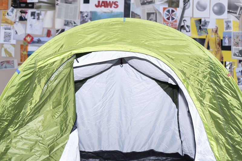 © Manuela Lorente - 12_Leire's tent. - People have prejudices about what I do. - People can be a shitty moralist.