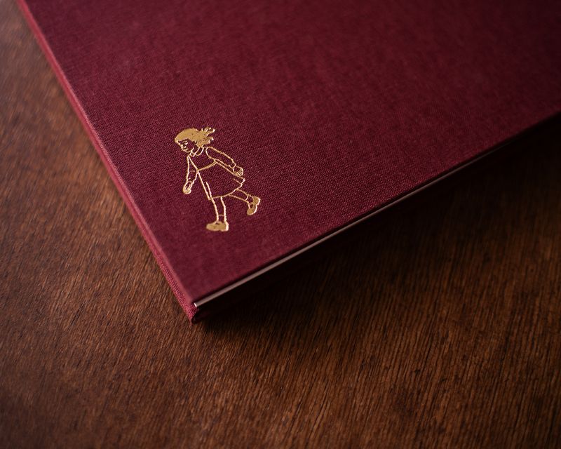 Back cover foil stamping.