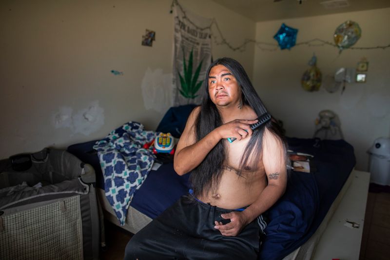 © Barbara Peacock - Brezzy - Age 31'I hardly ever see my son. Mostly I have sex with drugs and alcohol.'Gila River Reservation - Arizona