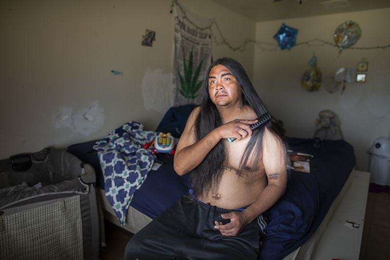 © Barbara Peacock - Brezzy - Age 31'I hardly ever see my son. Mostly I have sex with drugs and alcohol.'Gila River Reservation - Arizona