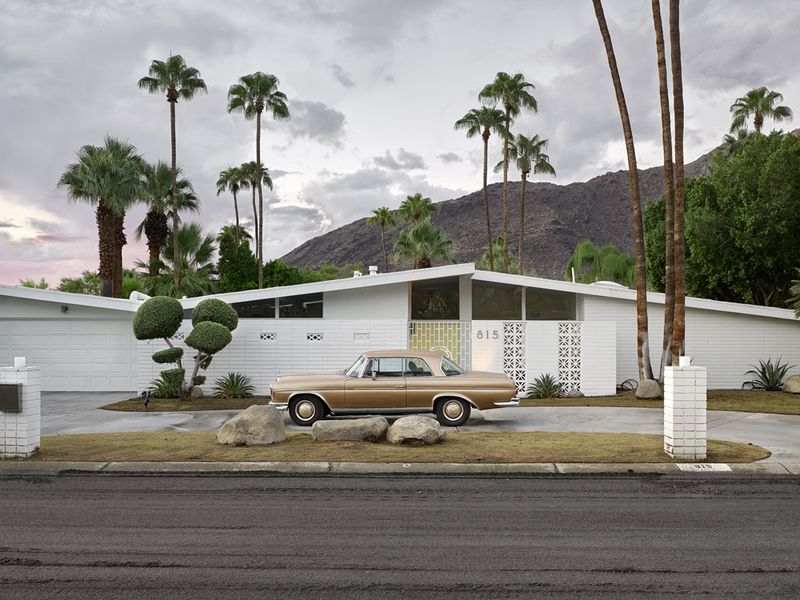 © Matt Portch - Gold Mercedes, Palm Springs