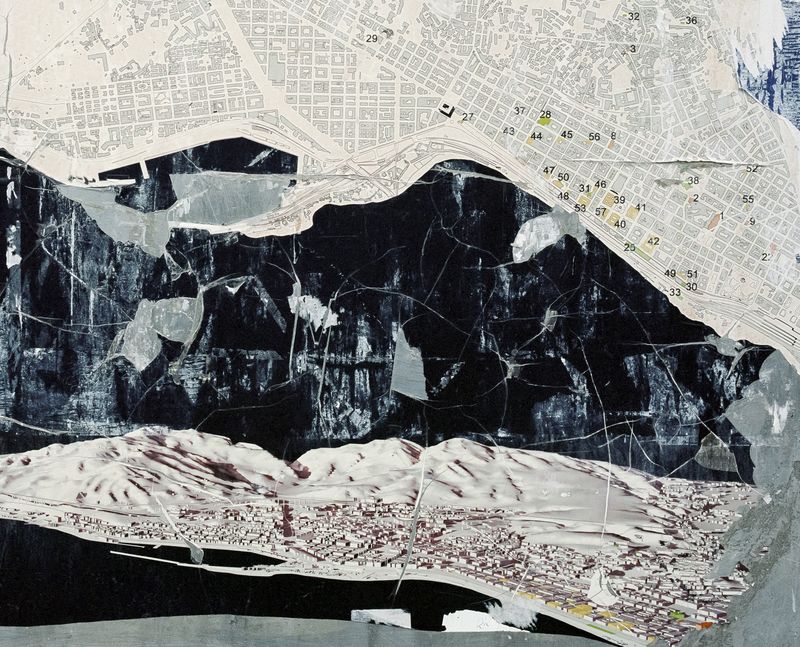 © Filippo Menichetti Martin Errichiello - A touristic map showing the city of Reggio Calabria.