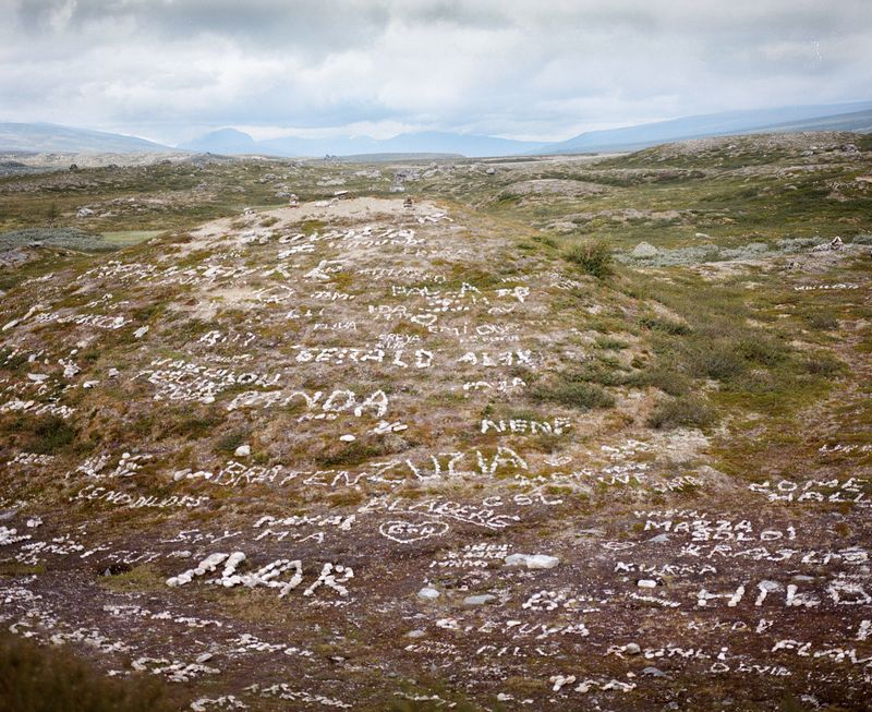 © Marcelle Bradbeer - --- was here, 2018Nordland, NorwayShot on Mamiya RZ67 Pro IIExpired Fujifilm NPS 160 film