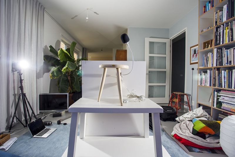 © Jesper Boot - Behind the World Economic Forum microphone (living room)