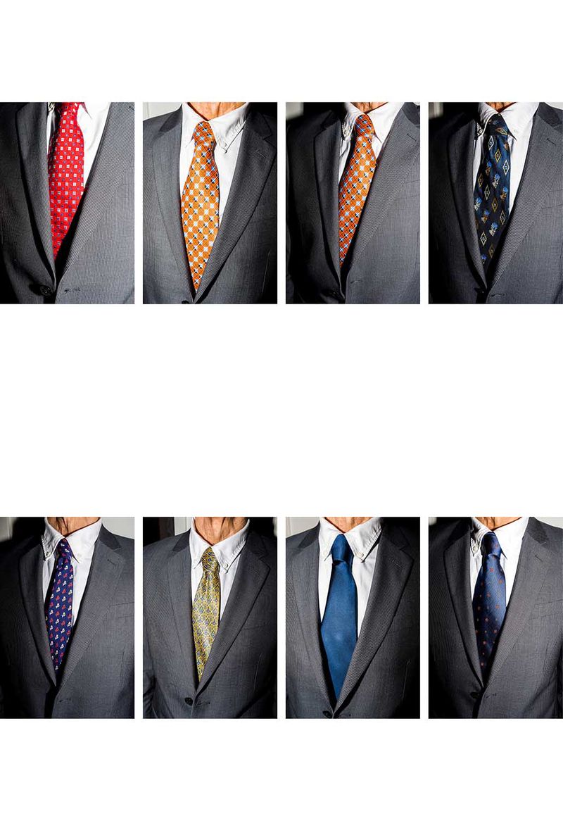 © Jesper Boot - Selection of ties (hallway)