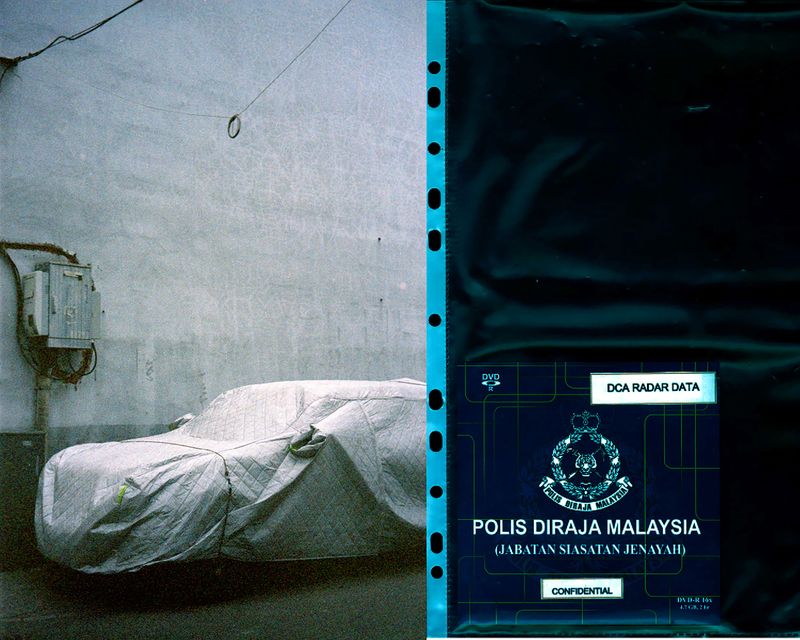 © Alexandra Dautel - Beijing car and extract document, collage, 2024-2025