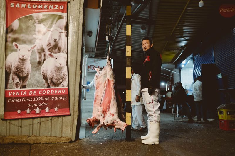 © Felipe Barrera - Image from the Colombian butchers photography project