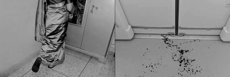 © Mahtab Nafis - Nightmare- diptych 2. 2015.