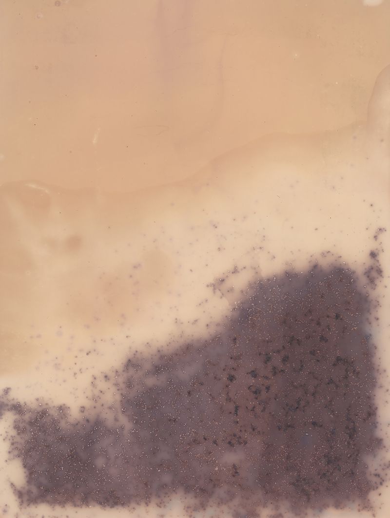 © Alessandra Carosi - Photogram, sea water on photographic paper, 18x24 cm, unique piece.