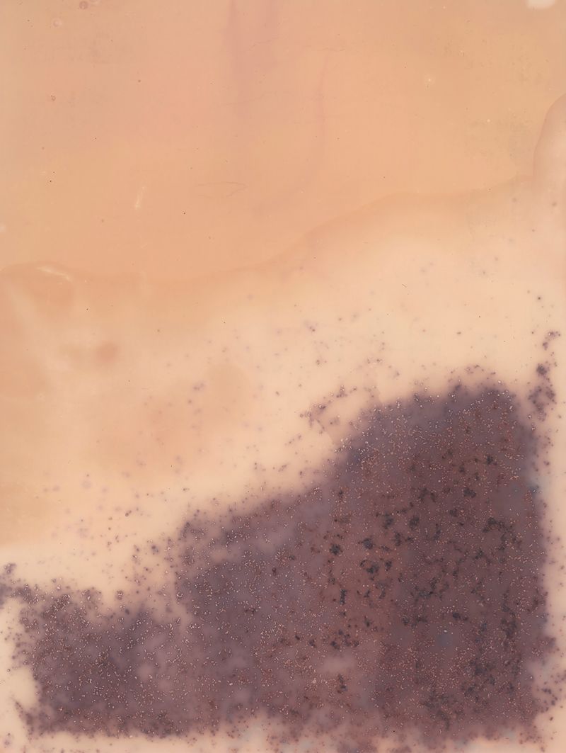 © Alessandra Carosi - Photogram, sea water on photographic paper, 18x24 cm, unique piece.