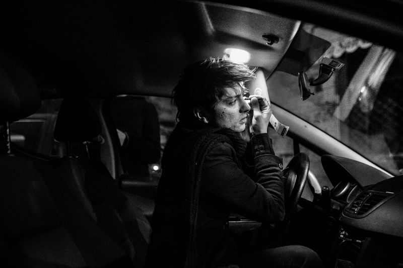 © Gianluca Abblasio - 2015 Rome - Italy. The make-up before te show.