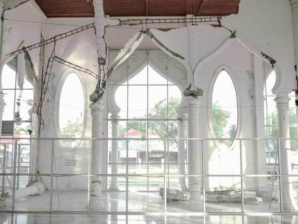 © Reza Saifullah - Rahmatullah Mosque damaged by the tsunami, 2024.