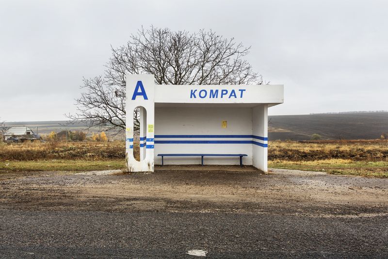 © Alessandro Vincenzi - Moldova. Comrat, Gagauzia - November 2017Bus stop at the outskirts of Comrat.