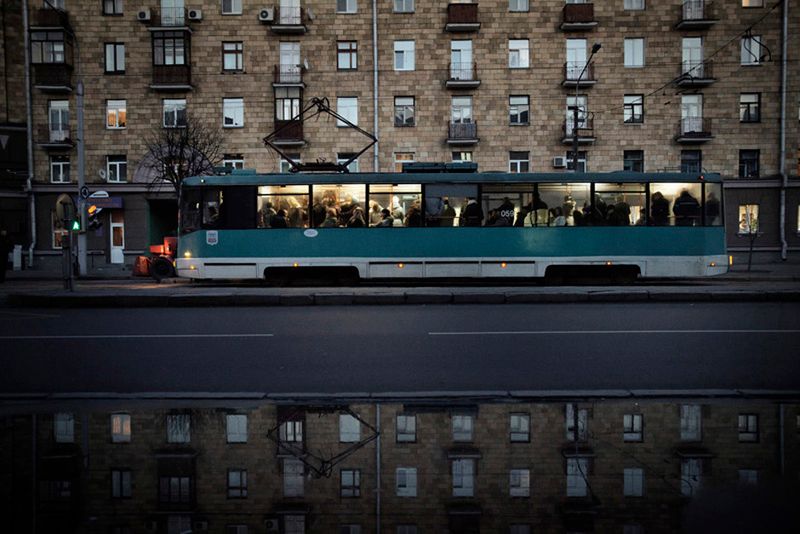 © Alessandro Vincenzi - Minsk city center, characterised by wide streets and little traffic.