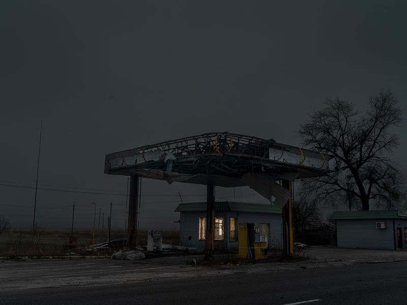 © yves lacroix - Gas station. Chernihiv region.