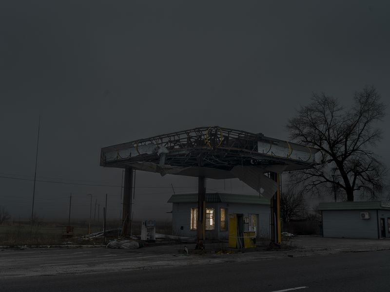 © yves lacroix - Gas station. Chernihiv region
