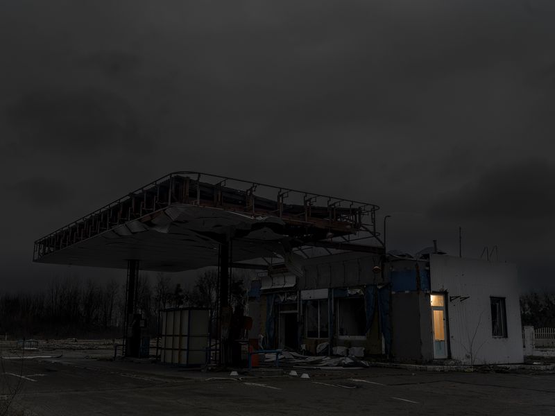 © yves lacroix - Gas station. Kyiv region.