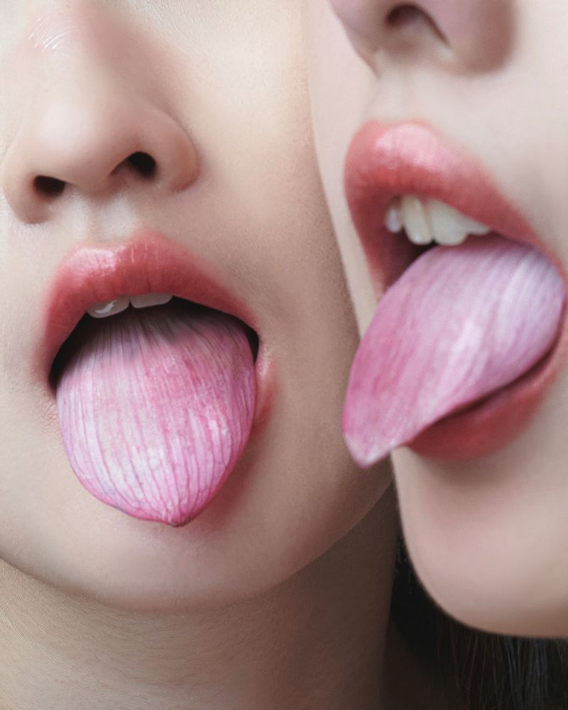 © Pimm - TASTING: Savor the artistry of "The tongue" reflecting the elegance of "Lotus Petals."