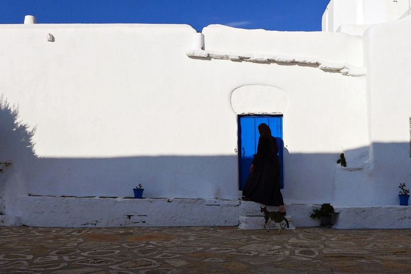 © Stefanos Chronis - . Zoodochos Pigi monastery, Sikinos island Cyclades Aegean sea, Greece. Religion Christian Orthodox