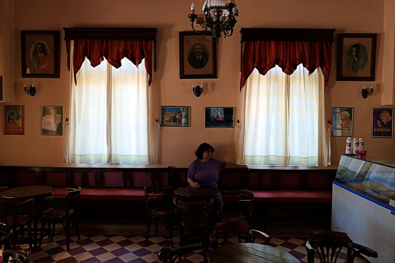 © Stefanos Chronis - Traditional cafe at Aronadika village,Kythira island, Greece