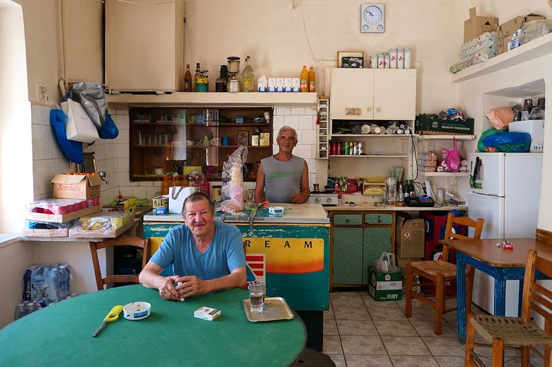 © Stefanos Chronis - Marias cafe, Sykousis village, Chios island.