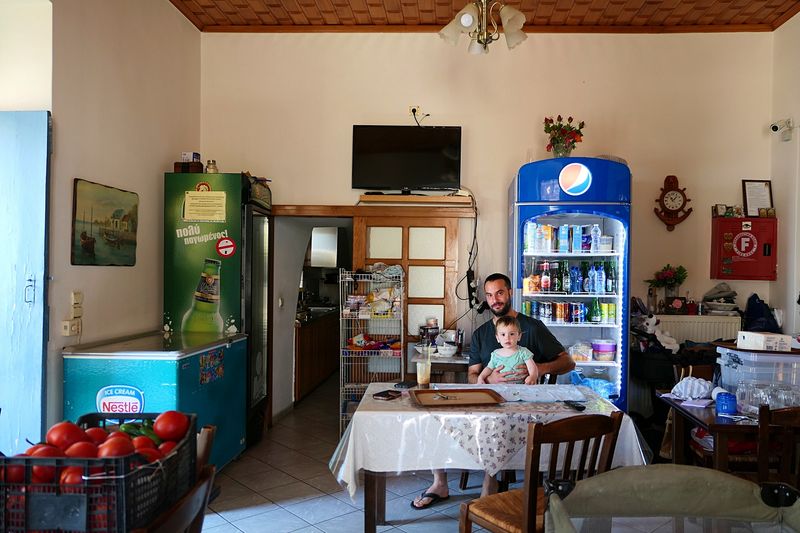 © Stefanos Chronis - Local coffee shop, Poulithra village, Peloponese.